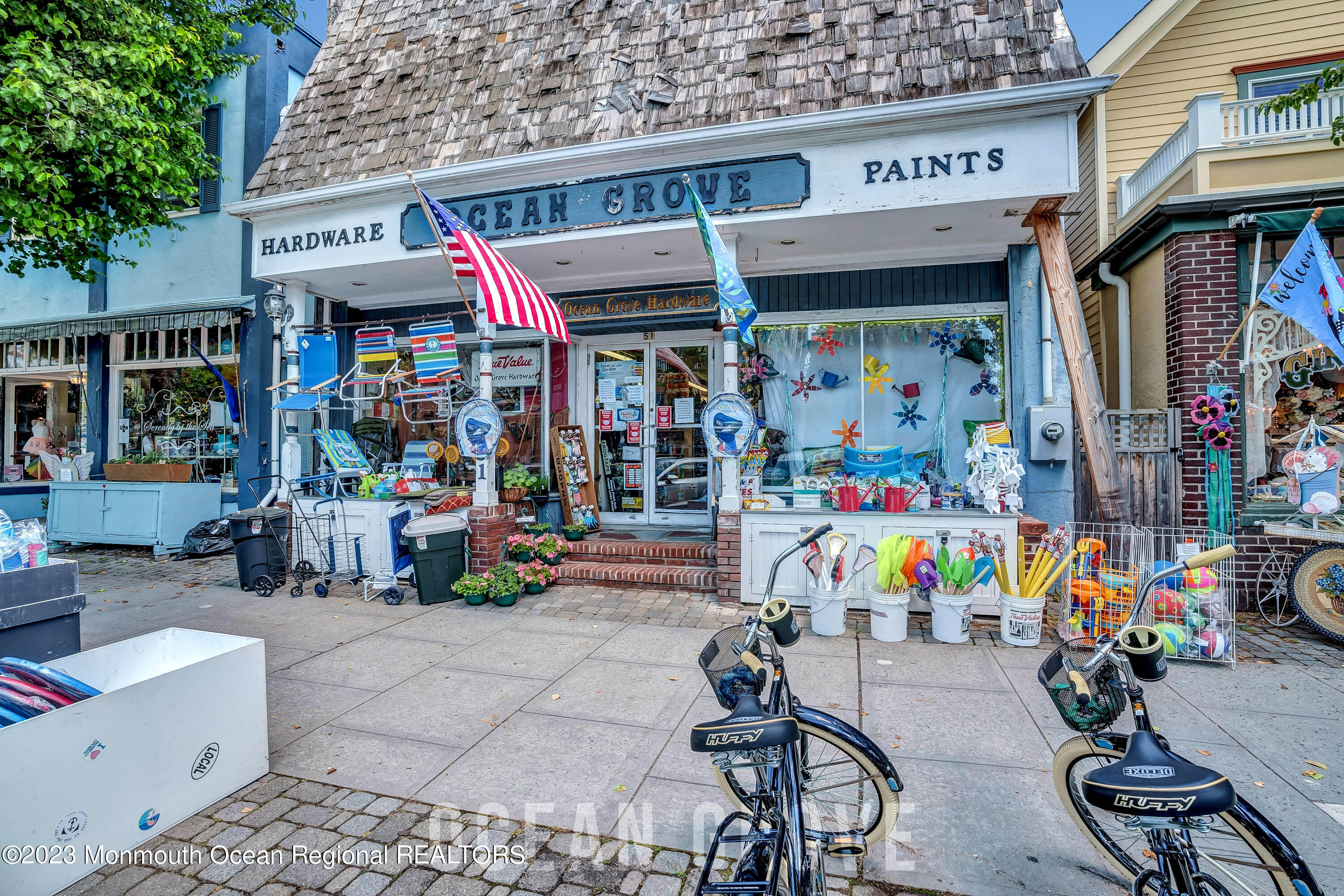 87 Embury Avenue Ocean Grove, NJ 07756 - Photo 37 of 55 a view of street with shops