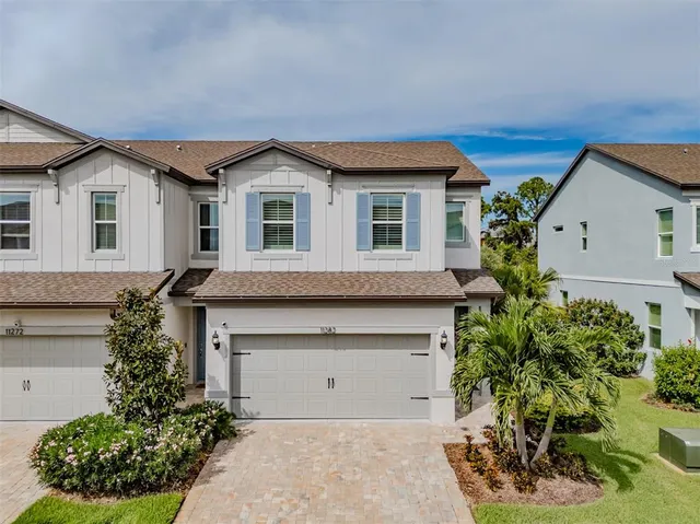 a house view with a outdoor space