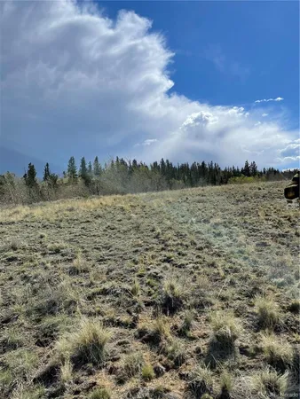 a view of a lake and mountain in the back