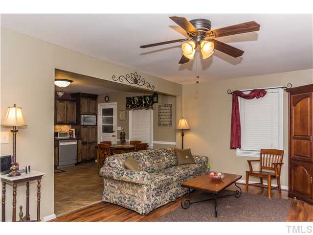 4605 Inwood Road Raleigh, NC 27603 - Photo 7 of 19 Open living room to kitchen is great for entertaining!