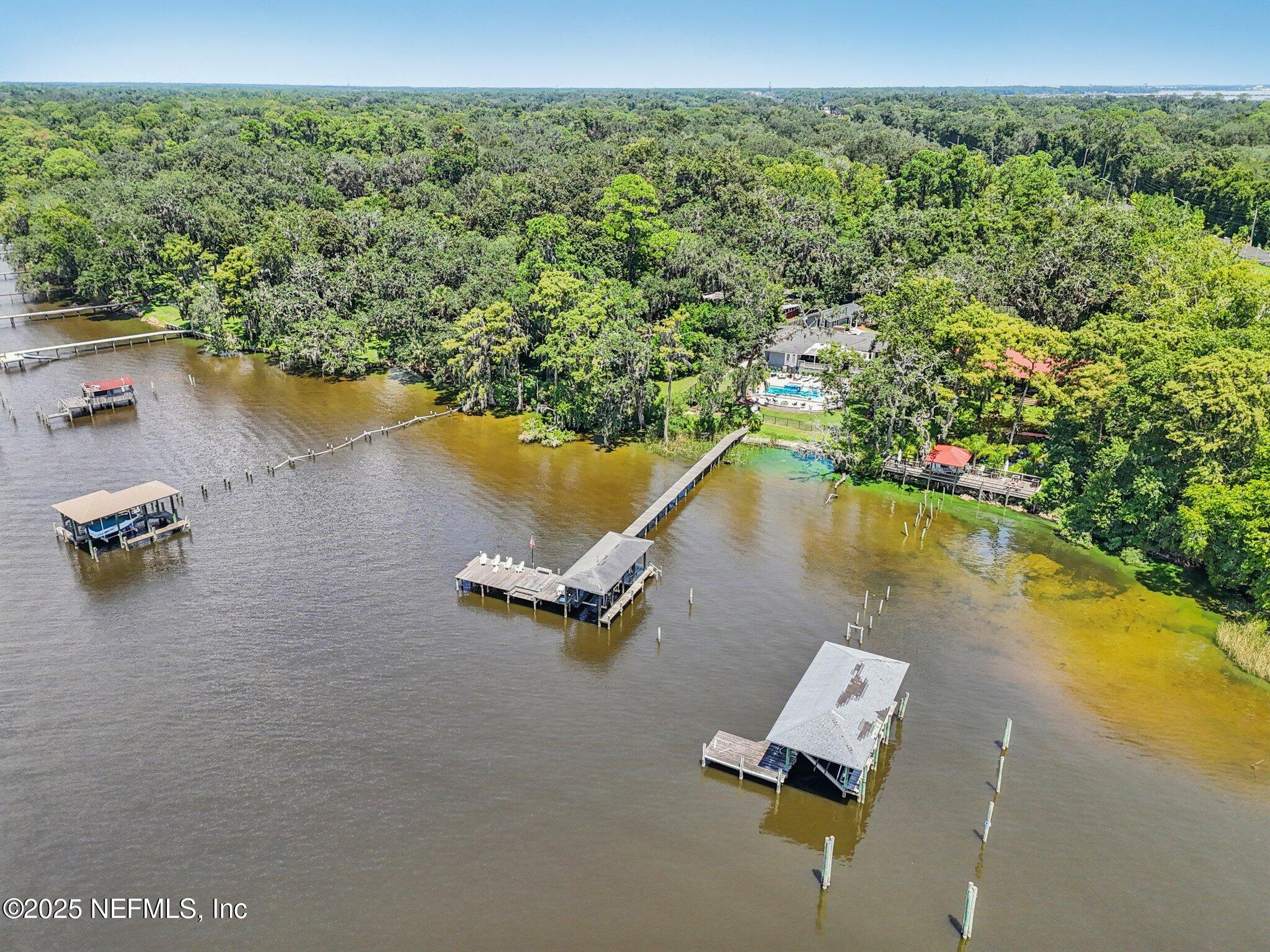 2778 Holly Point Road West Orange Park, FL 32073 - Photo 57 of 68 an aerial view of a house with lake view
