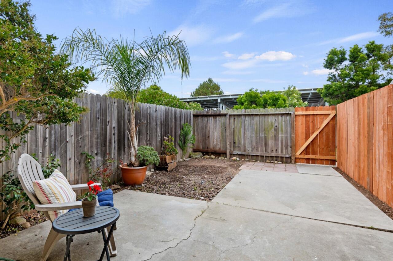 4422 Catlin Circle, Unit C Carpinteria, CA 93013 - Photo 7 of 16 Large Patio w/Greenbelt, Garage Access