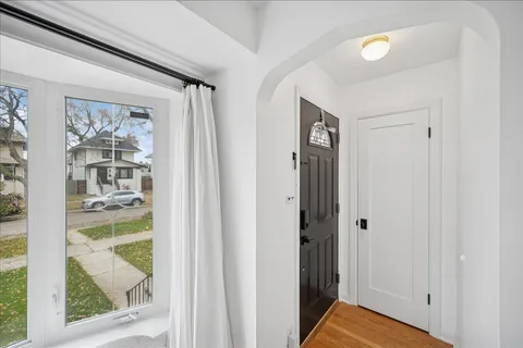 a view of front door