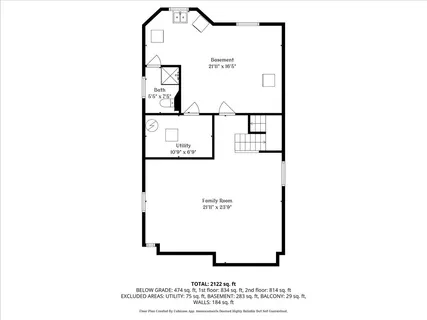 a picture of a floor plan