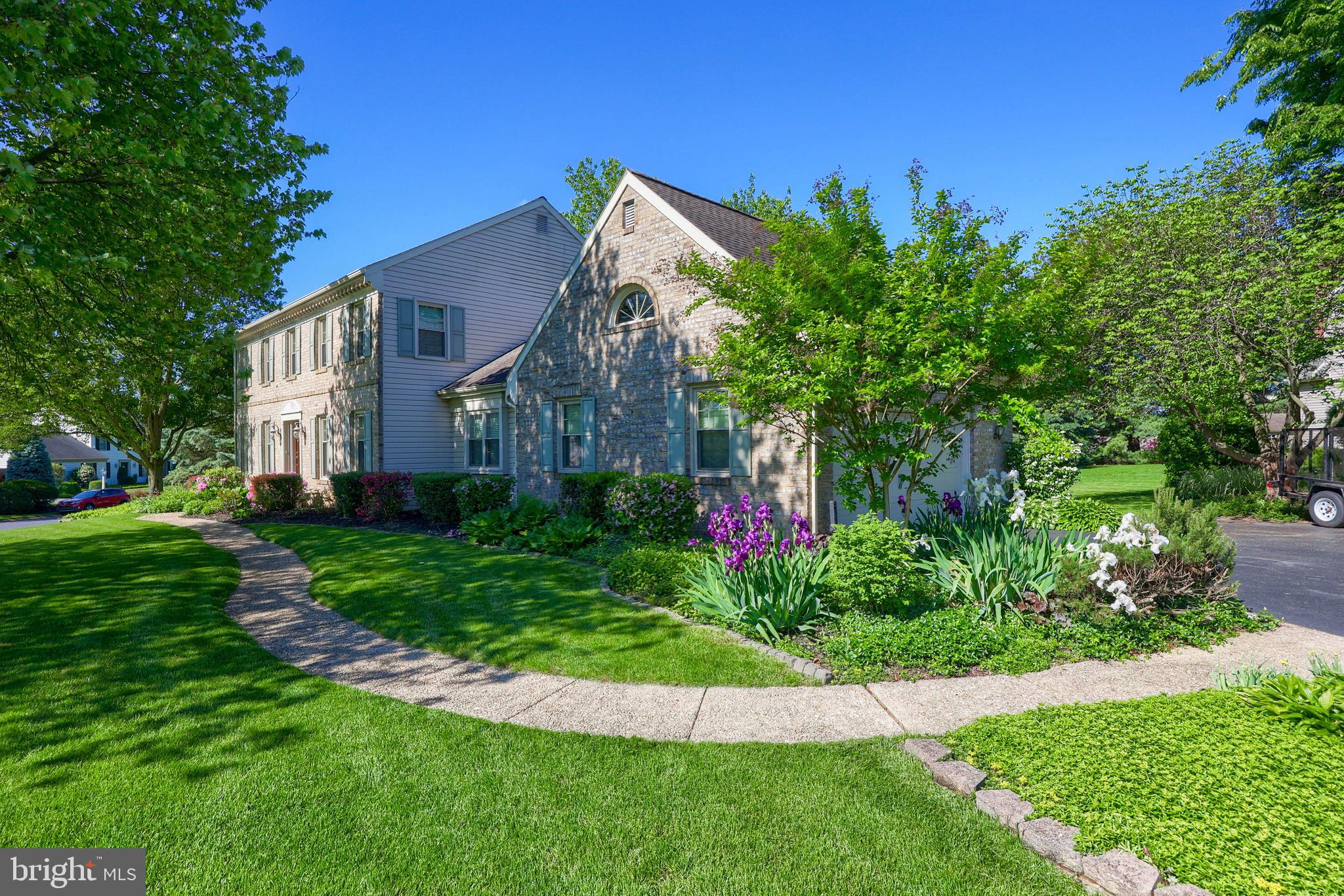 128 Hammersmith Lane Lititz, PA 17543 - Photo 57 of 65 a view of a house with a big yard and garden