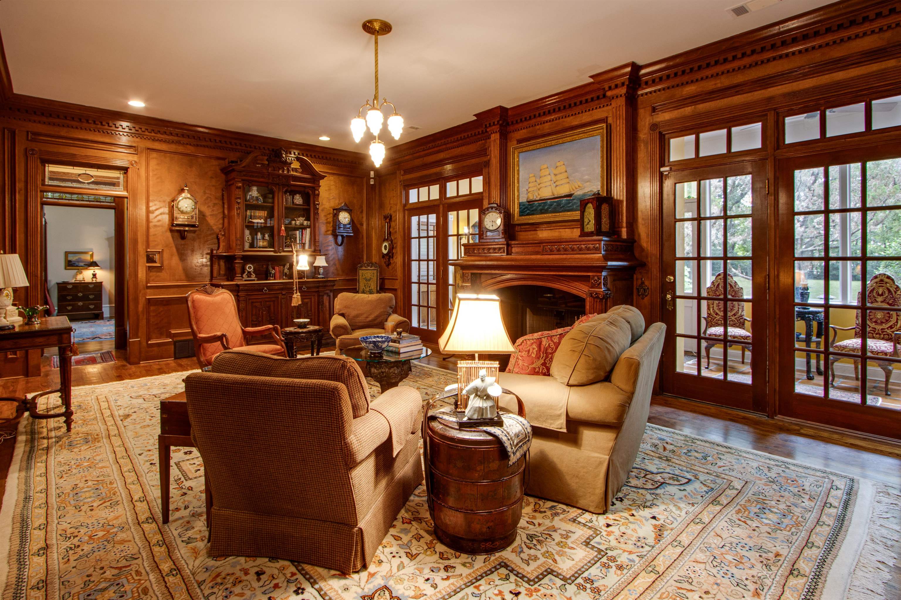 8440 Thor Road Memphis, TN 38018 - Photo 9 of 40 Beautiful wood paneling and Fireplace