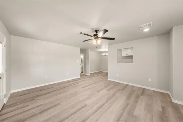 wooden floor in an empty room