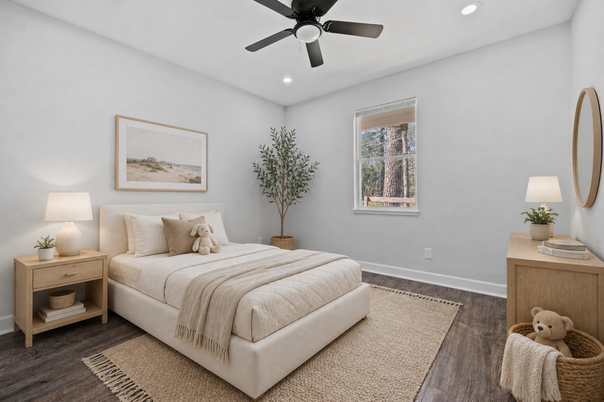 160 Oak Lane Shepherd, TX 77371 - Photo 15 of 22 a bedroom with a large bed and a window