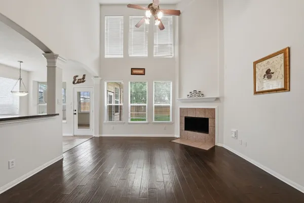 a large kitchen with stainless steel appliances granite countertop a lot of counter space and a sink