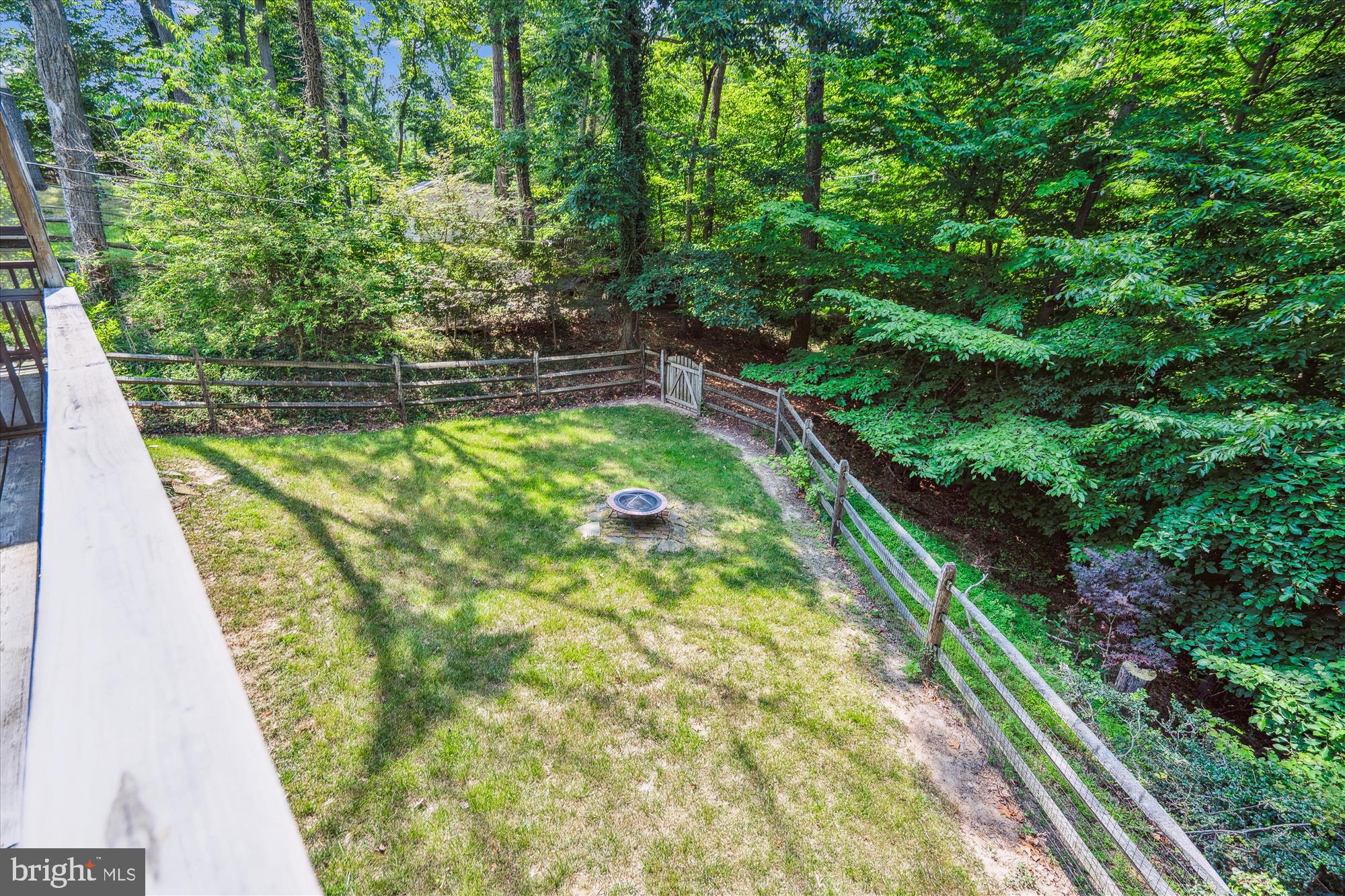 4642 Roundhill Road Ellicott City, MD 21043 - Photo 21 of 29 Deck View of back yard