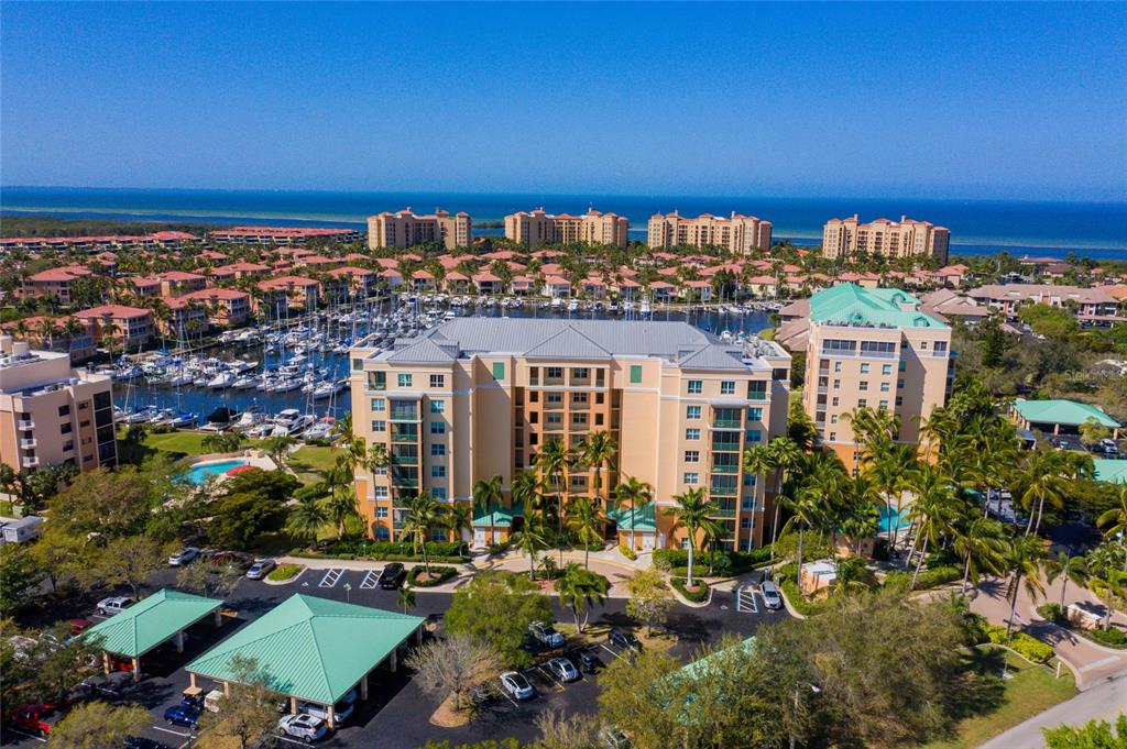 2090 Matecumbe Key Road, Unit 1105 Punta Gorda, FL 33955 - Photo 45 of 58 a view of a city and ocean view