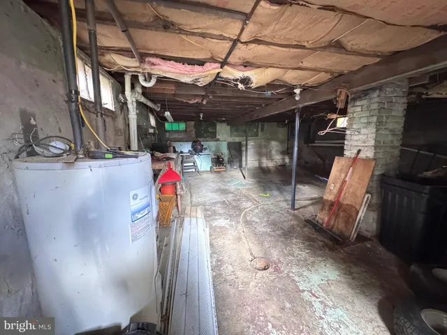 a view of storage and utility room