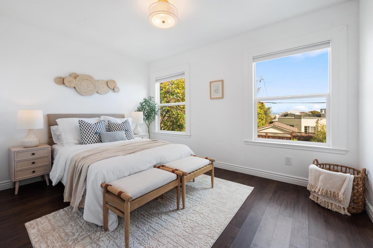 260 Willow Avenue Millbrae, CA 94030 - Photo 24 of 31 a bedroom with a bed and painting on the wall