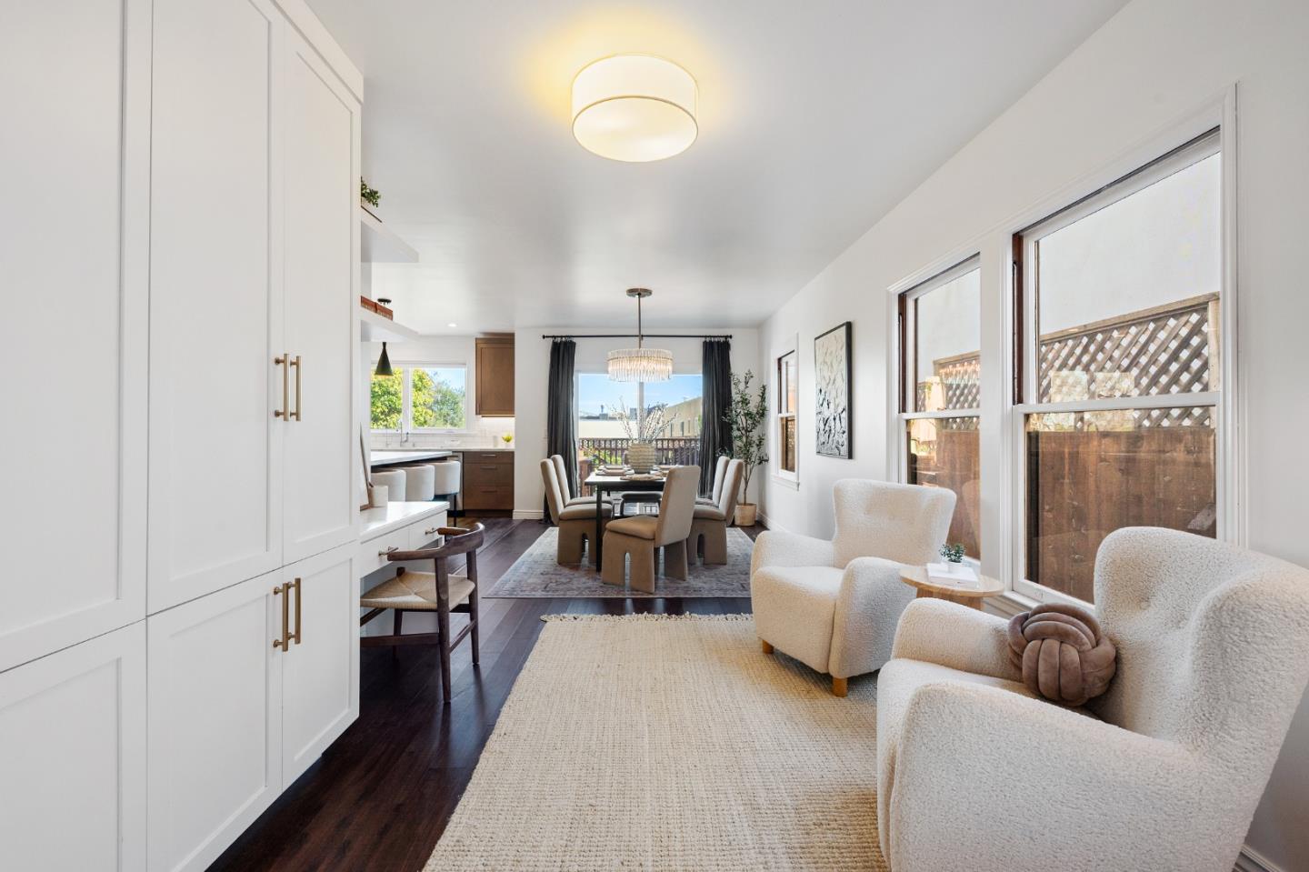 260 Willow Avenue Millbrae, CA 94030 - Photo 10 of 31 a living room with furniture and wooden floor