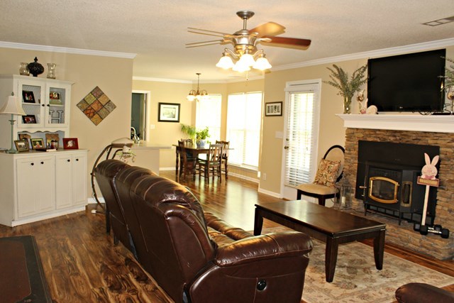 1935 Reedy Creek Road Forsyth, GA 31029 - Photo 3 of 14 a living room with furniture and a flat screen tv