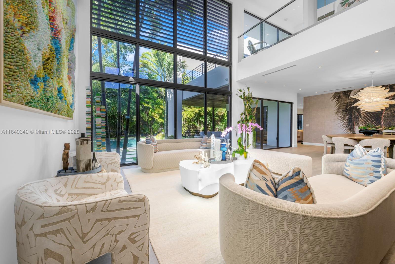 7900 Southwest 54th Avenue Miami, FL 33143 - Photo 10 of 63 a living room with furniture and large windows