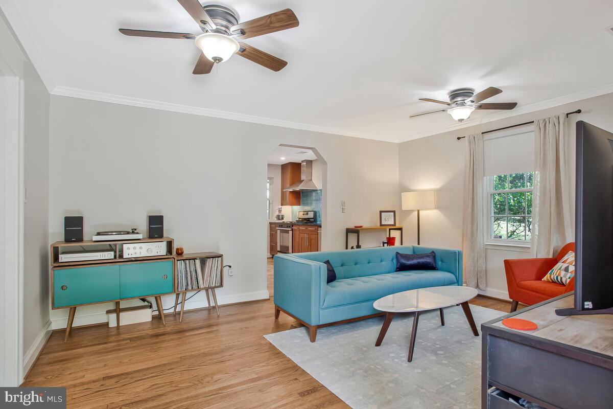 4106 Decatur Street Hyattsville, MD 20781 - Photo 6 of 50 Living room with oak floors