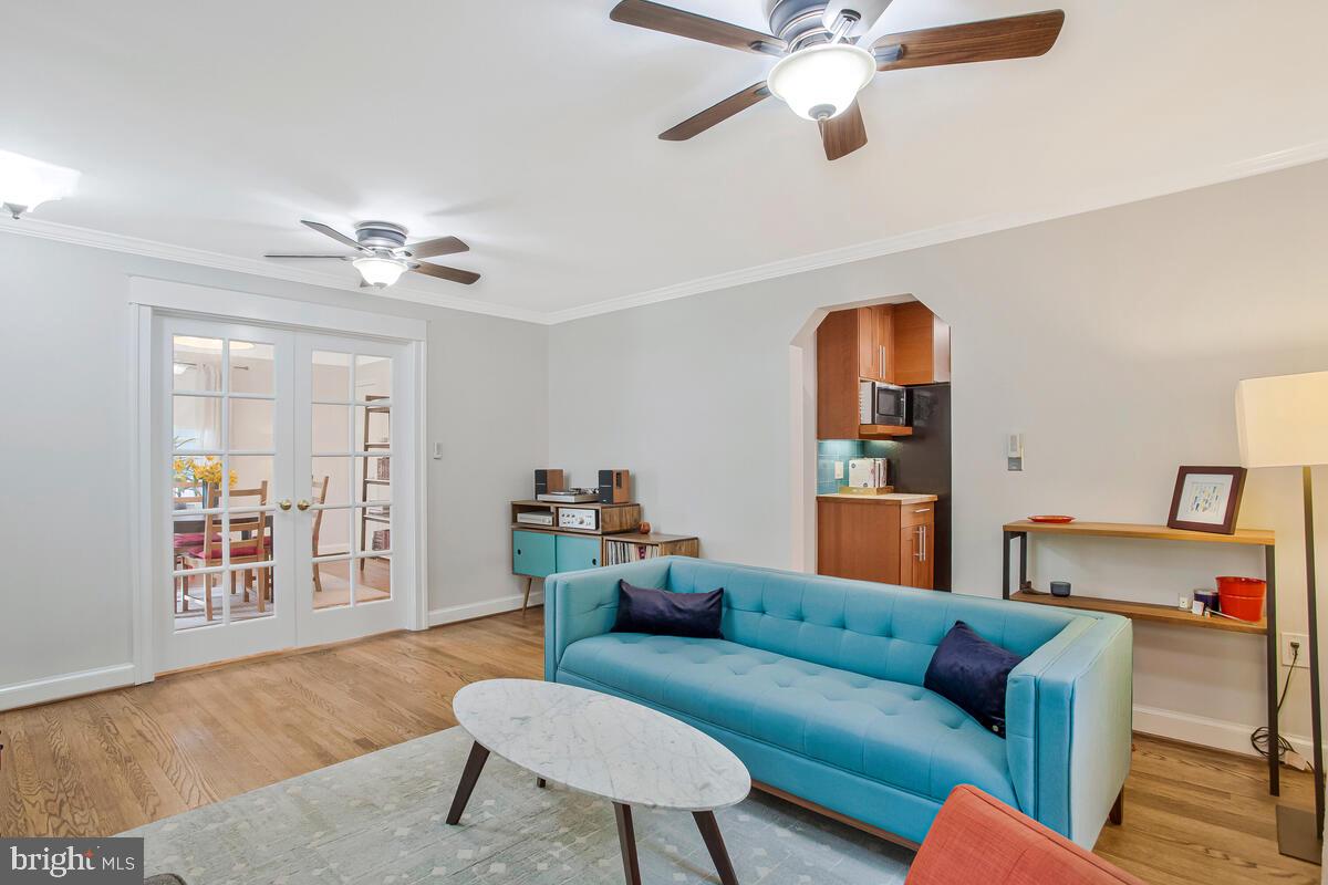 4106 Decatur Street Hyattsville, MD 20781 - Photo 7 of 50 Dual ceiling fans and french doors