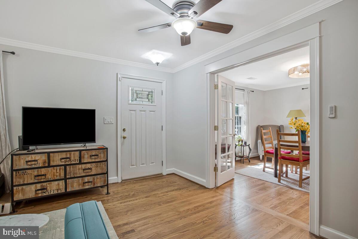 4106 Decatur Street Hyattsville, MD 20781 - Photo 9 of 50 Living room with french doors to dining room