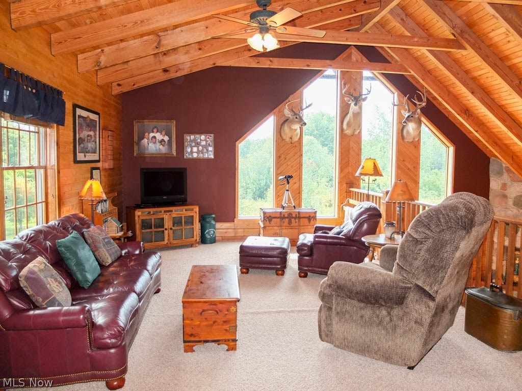 1948 Center Road Clinton, OH 44216 - Photo 8 of 31 Spacious, sun-filled loft with vaulted ceiling and views of the lake.