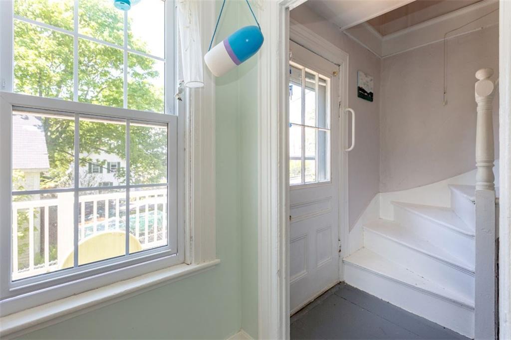 81 Lowells Cove Road Orrs Island, ME 04066 - Photo 12 of 28 Front hall to 2nd floor and front deck.