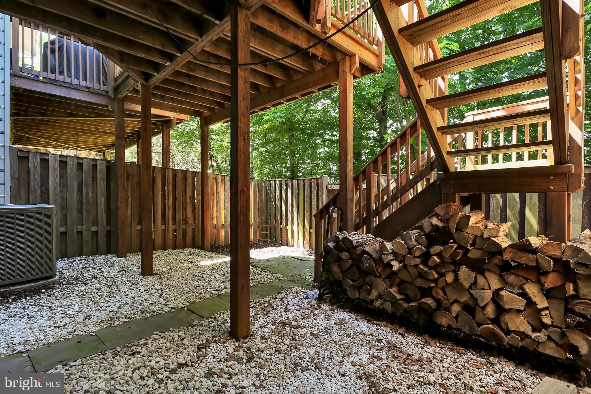 20693 Riptide Square Sterling, VA 20165 - Photo 29 of 30 a view of a patio with table and chairs and wooden fence