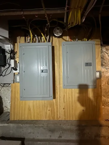 a view of front door of house