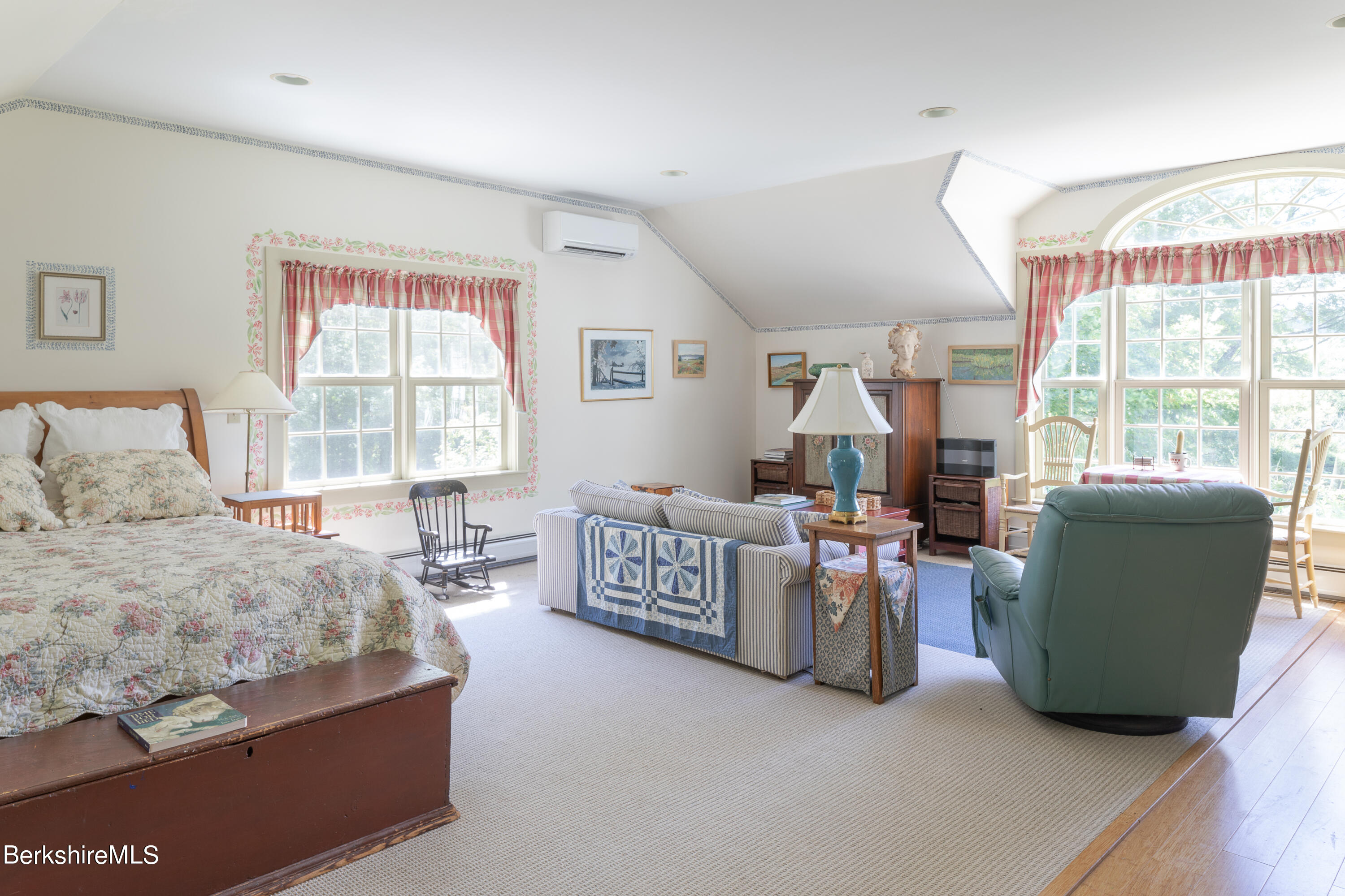 73 Scoville Road Cornwall, CT 06796 - Photo 15 of 26 a bedroom with a bed and a large window