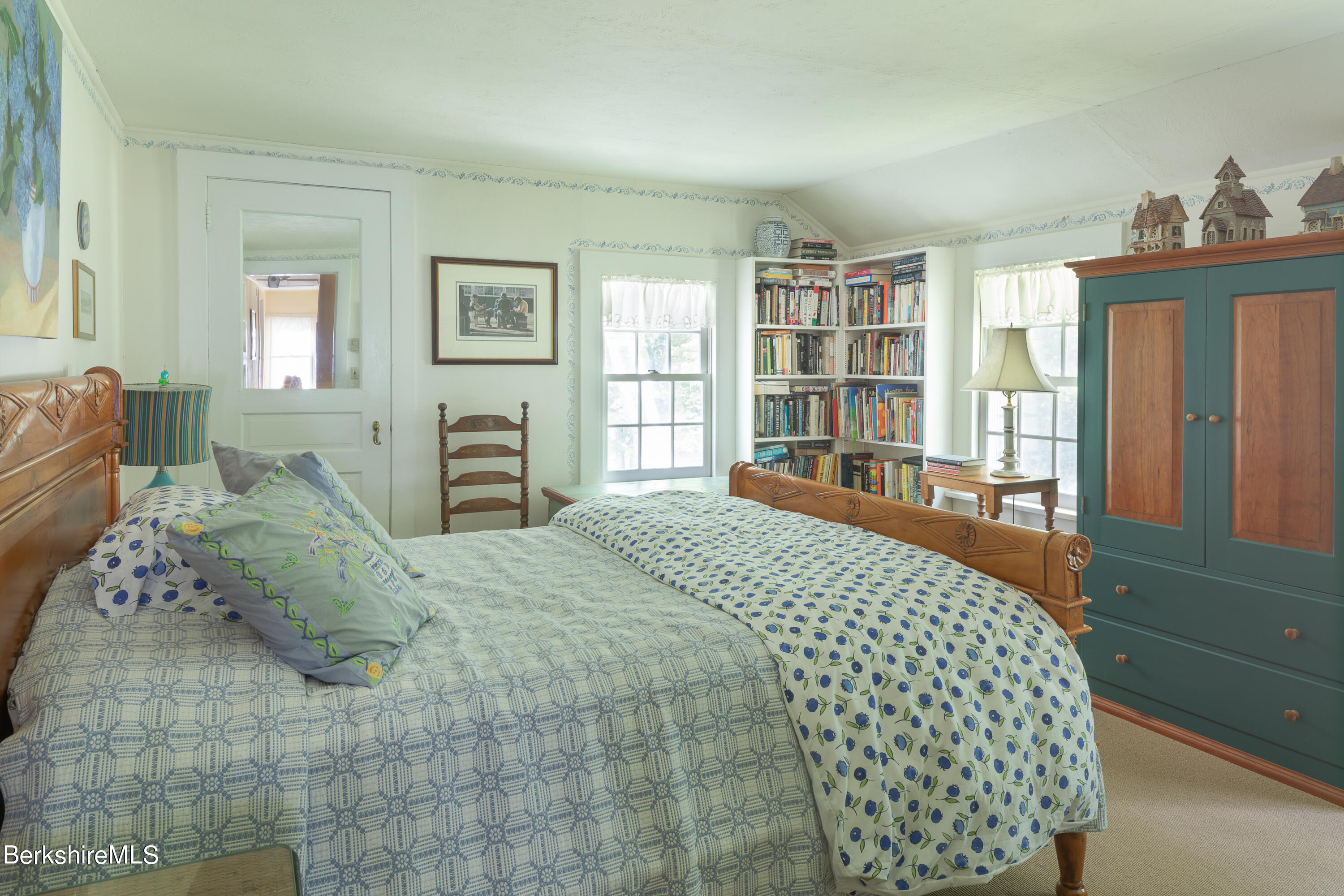 73 Scoville Road Cornwall, CT 06796 - Photo 16 of 26 a bedroom with a large bed and a window