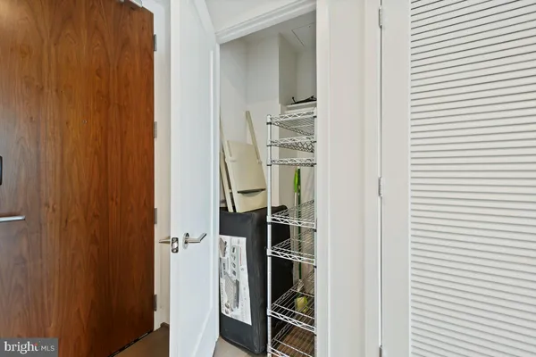a view of walk in closet
