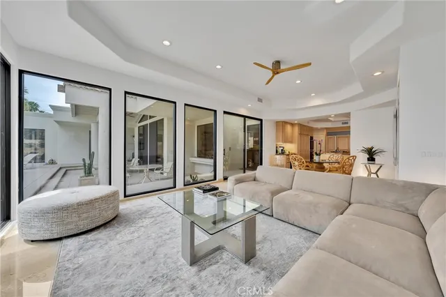 a bedroom with a bed and a view of bathroom