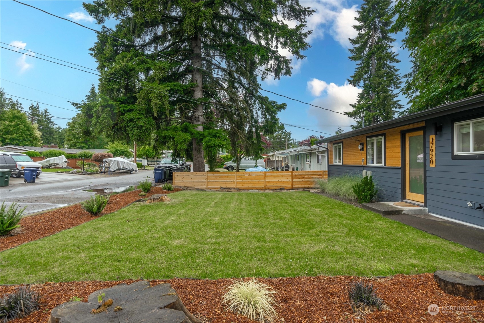 17920 91st Place Northeast Bothell, WA 98011 - Photo 36 of 39 a view of backyard with swimming pool