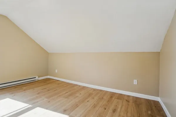 wooden floor in a room
