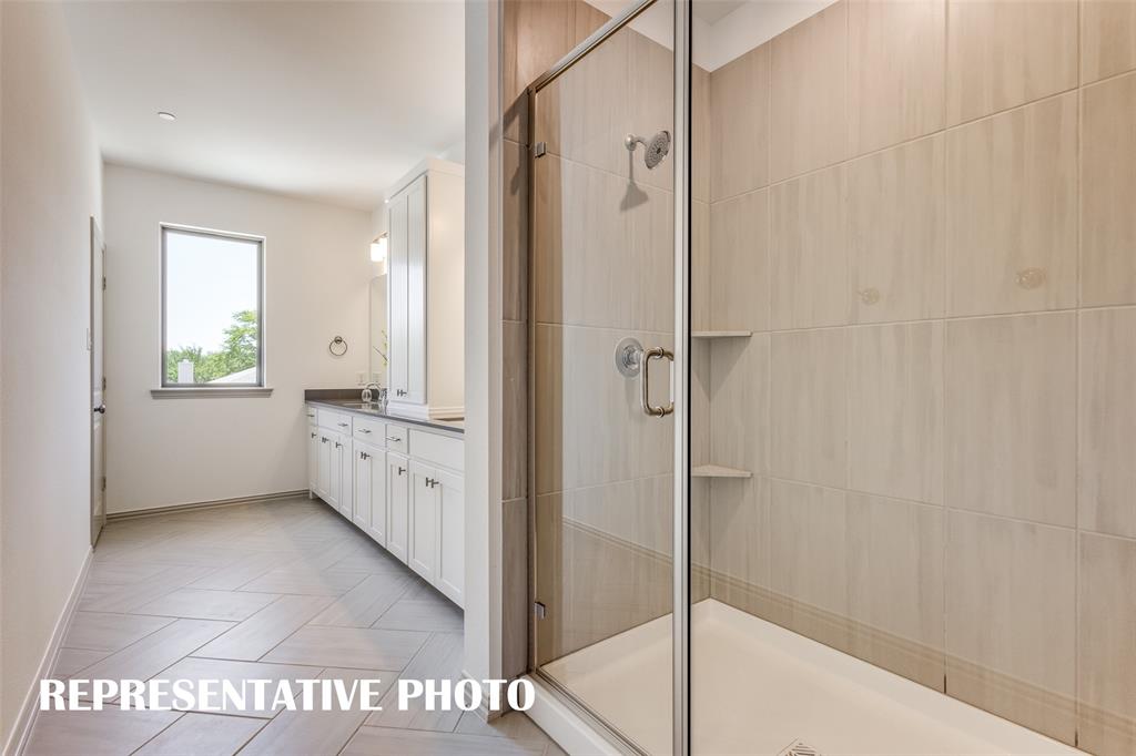 2852 Chisos Red Road McKinney, TX 75071 - Photo 8 of 15 Your new owner's bath comes complete with an oversized, walk in shower. REPRESENTATIVE PHOTO