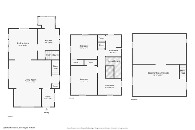 $169,000 | 2315 California Avenue, Fort Wayne, IN 46805