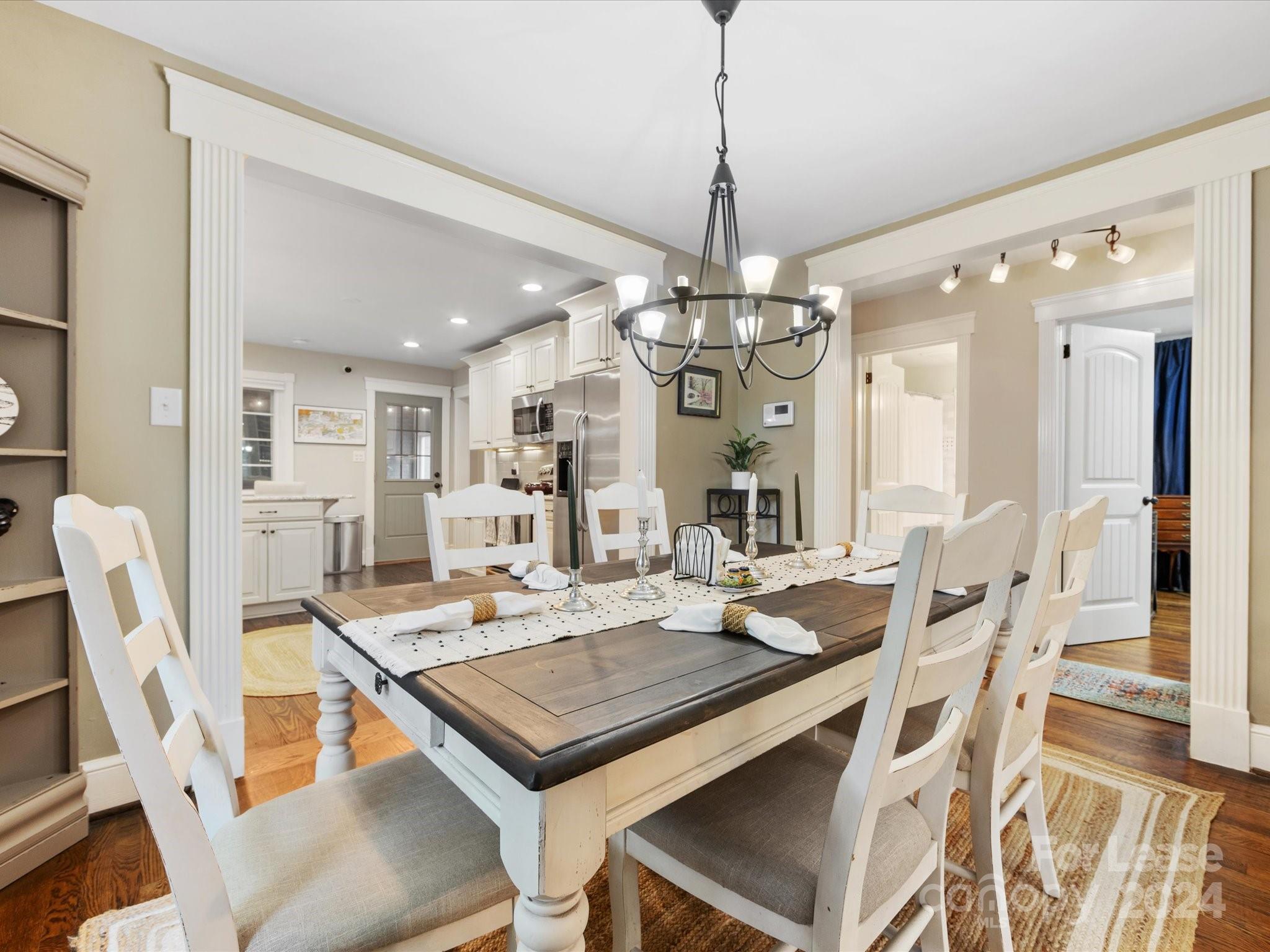 4411 Castleton Road Charlotte, NC 28211 - Photo 14 of 45 a view of a dining room and livingroom view