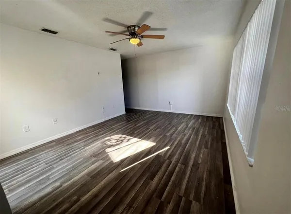 a view of wooden floor
