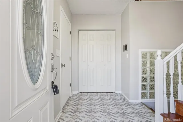 a view of a bathroom with small space
