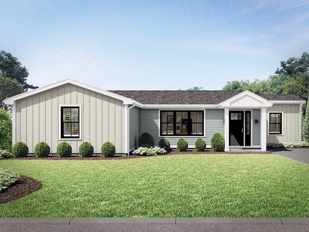 5 Launcher Way Wayland, MA 01778 - Photo 1 of 17 a front view of house with yard outdoor seating and barbeque oven