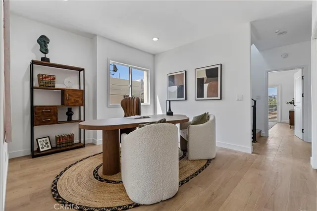 a living room with furniture and window