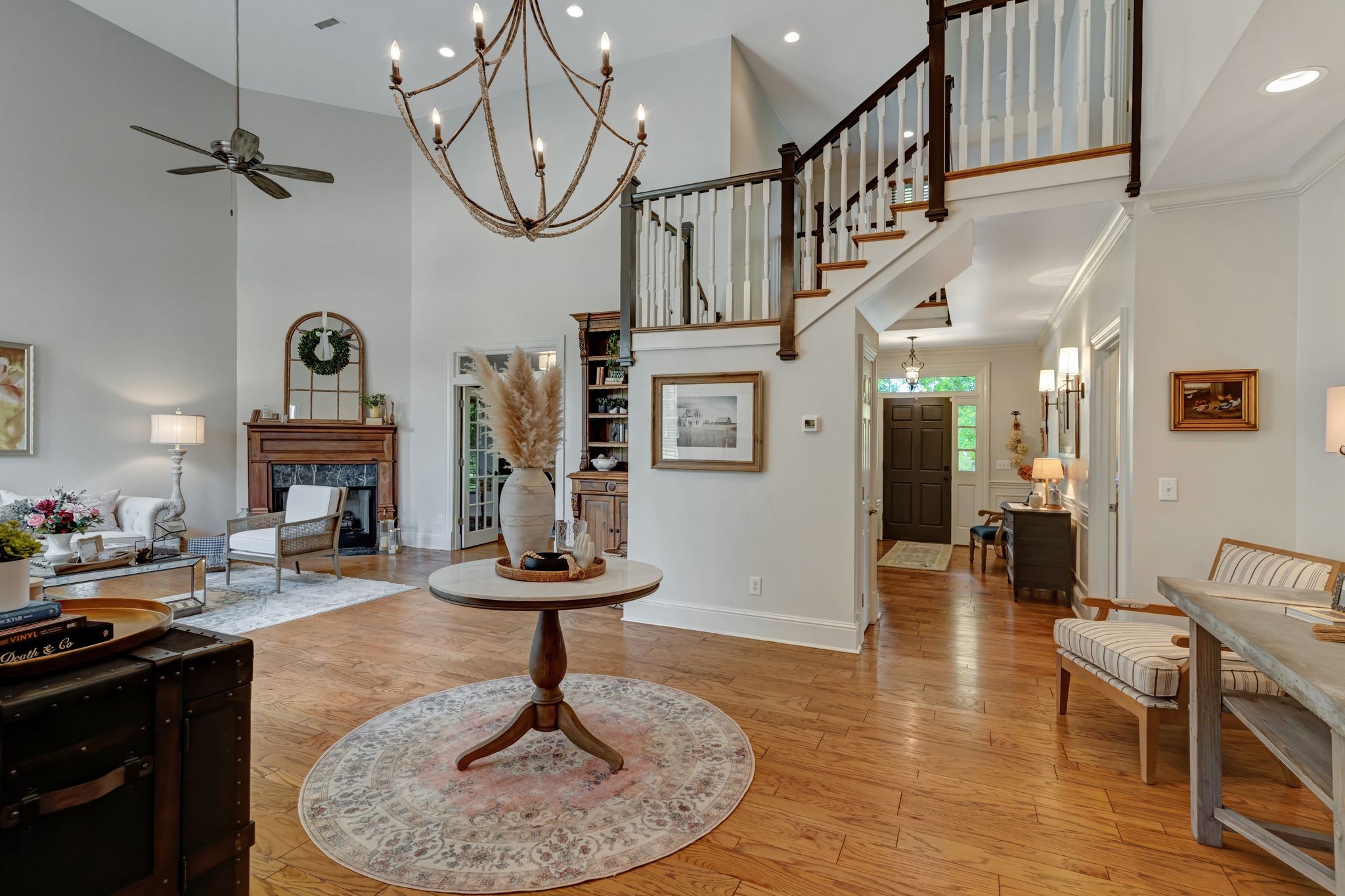 1605 Big Springs Road Lebanon, TN 37087 - Photo 12 of 65 a view of entryway livingroom and hall with wooden floor