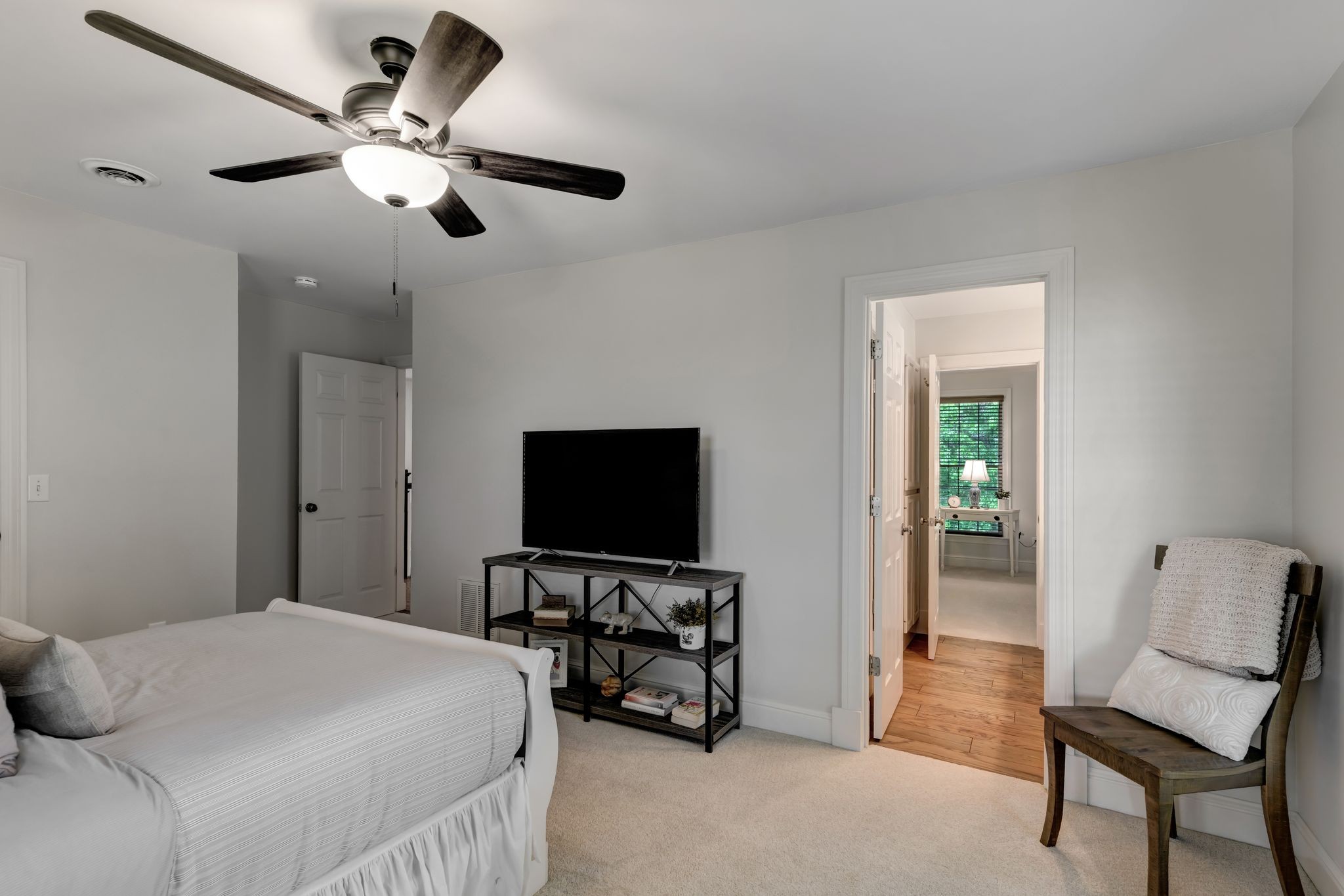 1605 Big Springs Road Lebanon, TN 37087 - Photo 31 of 65 a bedroom with a bed and a flat screen tv