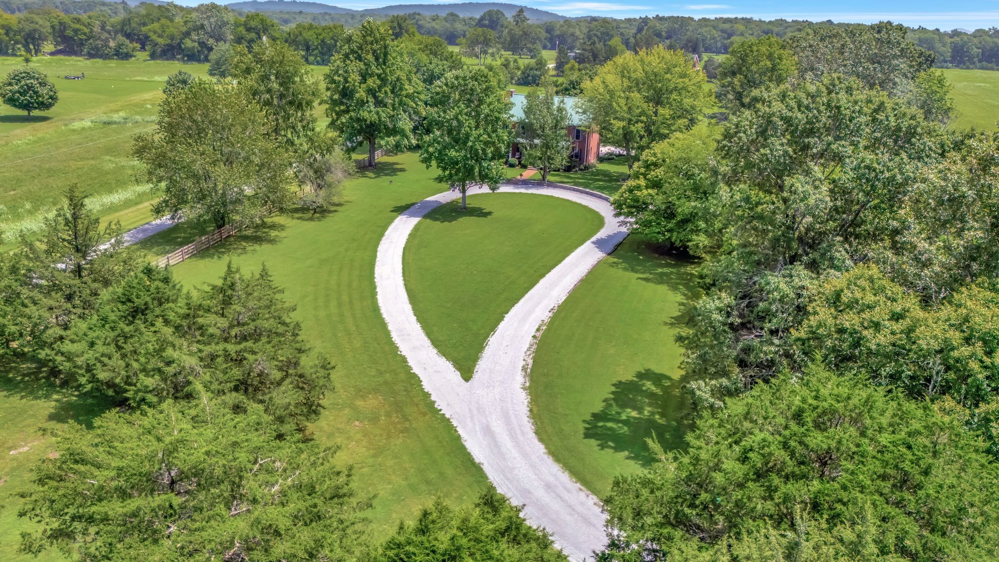 1605 Big Springs Road Lebanon, TN 37087 - Photo 51 of 65 an aerial view of a house with a yard and swimming pool