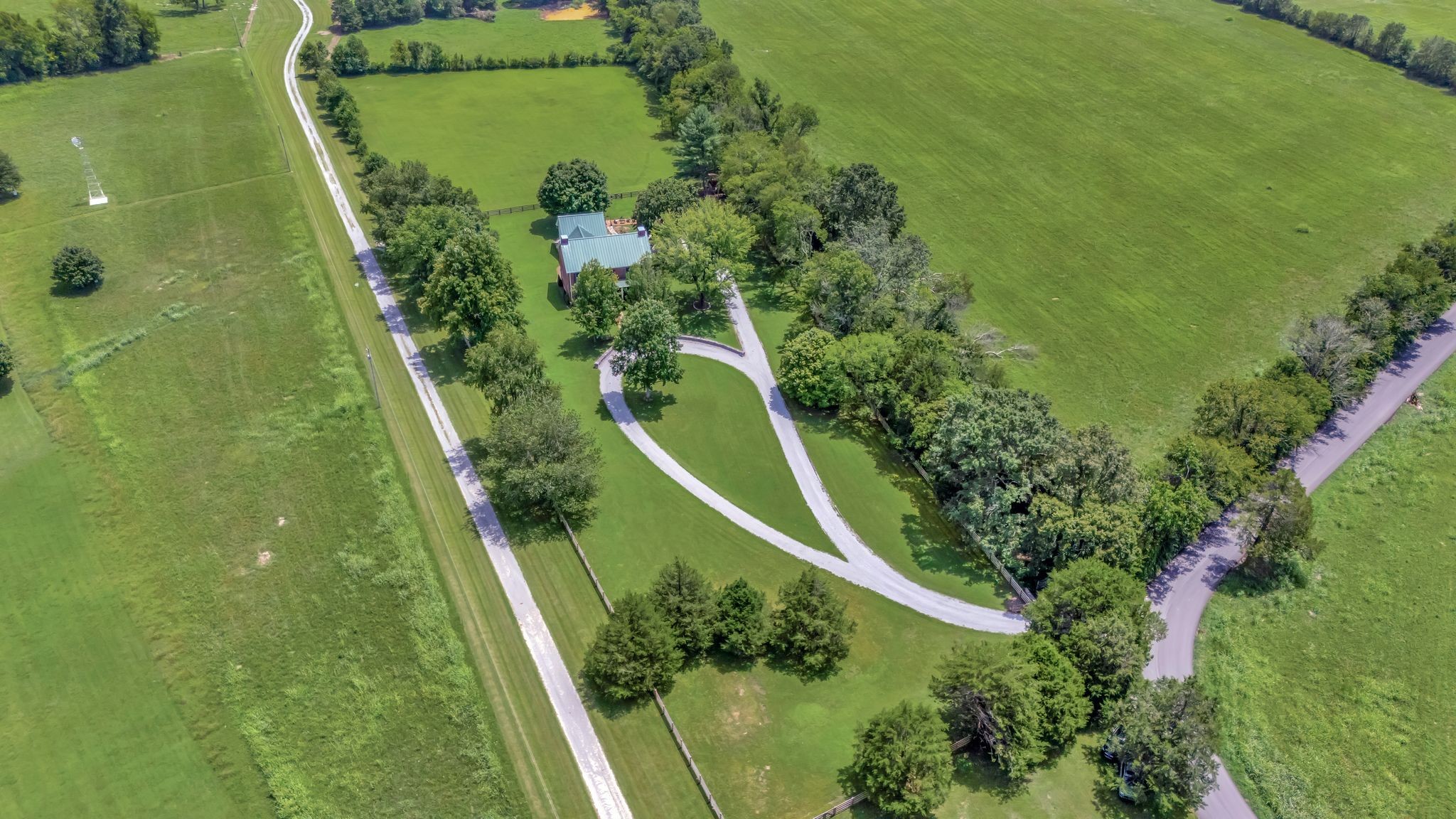 1605 Big Springs Road Lebanon, TN 37087 - Photo 57 of 65 an aerial view of a residential houses with outdoor space and trees all around
