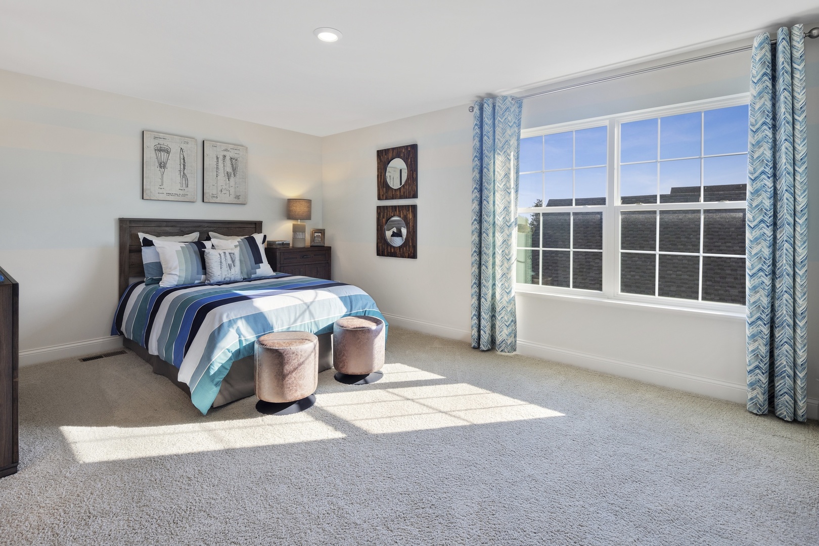 3591 Emerald Road Elgin, IL 60124 - Photo 7 of 34 a bedroom with a bed and a window