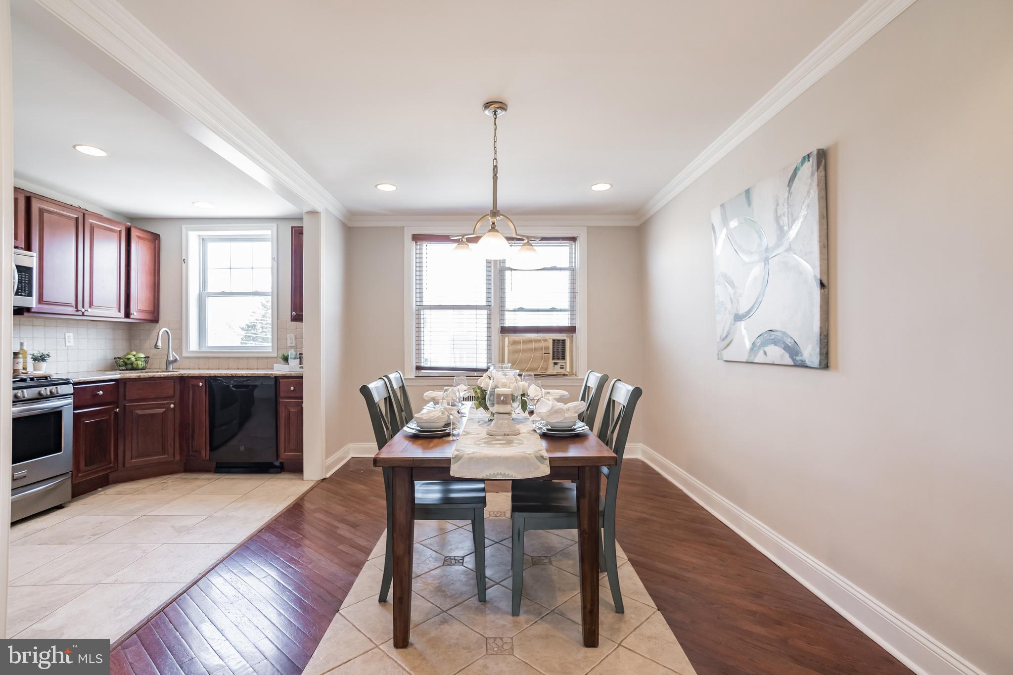 137 St Laurence Road Upper Darby, PA 19082 - Photo 8 of 30 Dining area with kitchen view