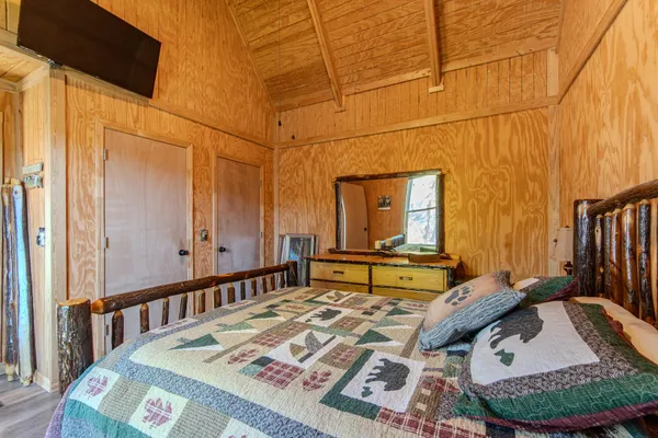 a very nice looking room with a large window