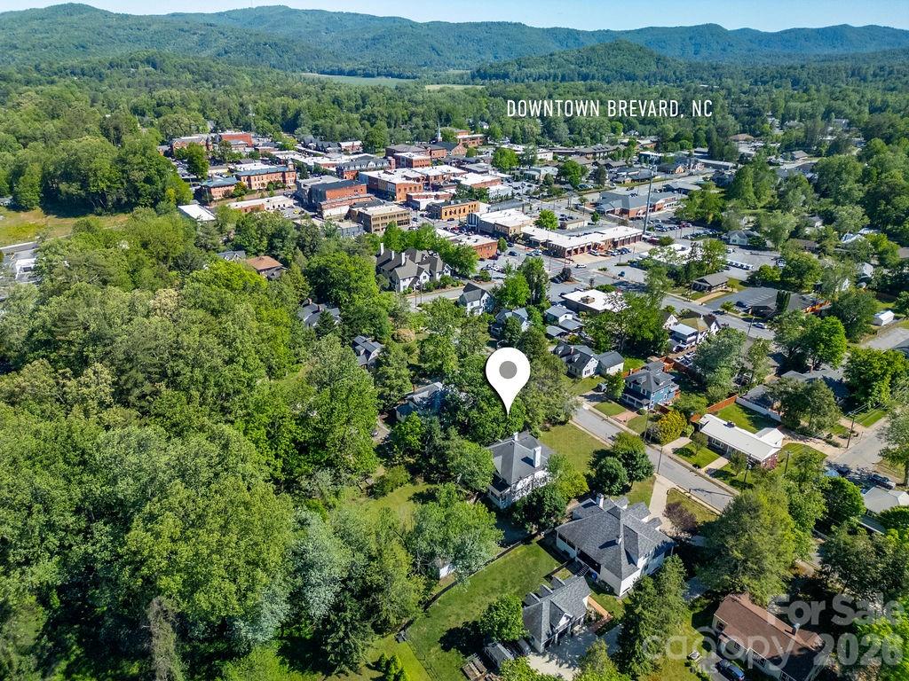 208 West Probart Street Brevard, NC 28712 - Photo 4 of 48 an aerial view of multiple house