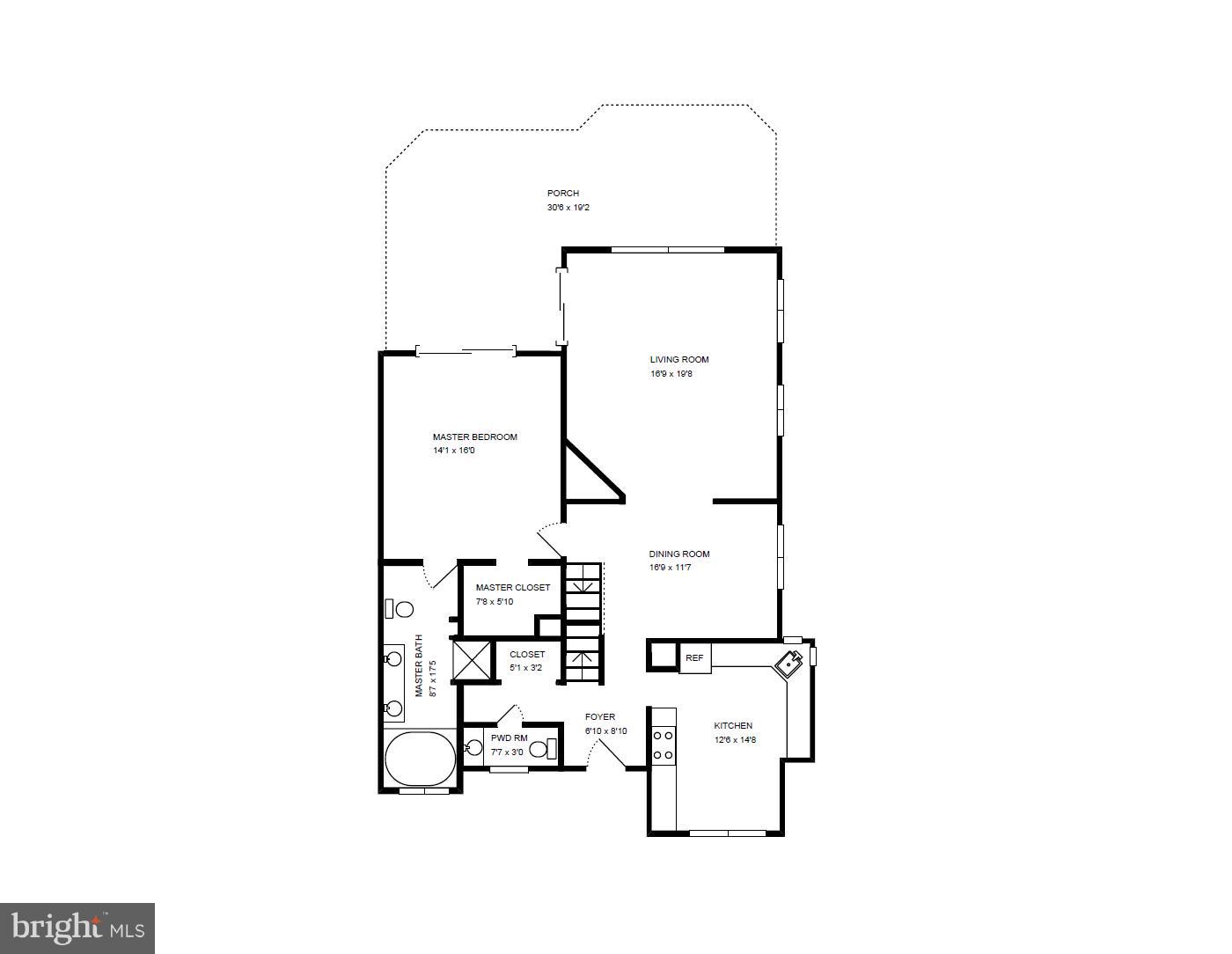 1579 Brass Lantern Way Reston, VA 20194 - Photo 28 of 30 Floor Plan - Main Level