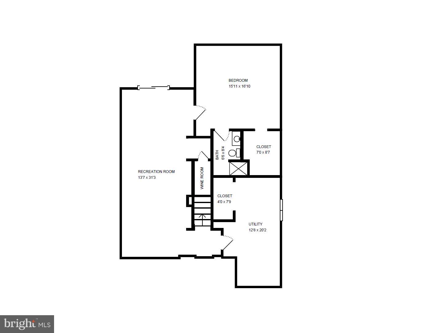 1579 Brass Lantern Way Reston, VA 20194 - Photo 29 of 30 Floor Plan - Lower Level